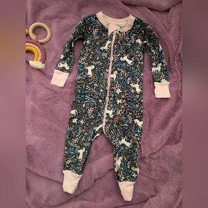 Hanna Andersson Enchanted Forest Kids One Piece Sleeper